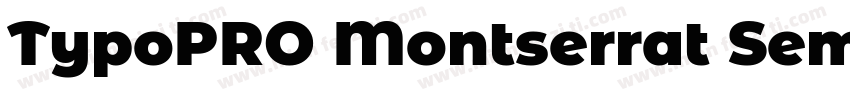TypoPRO Montserrat Semi字体转换
